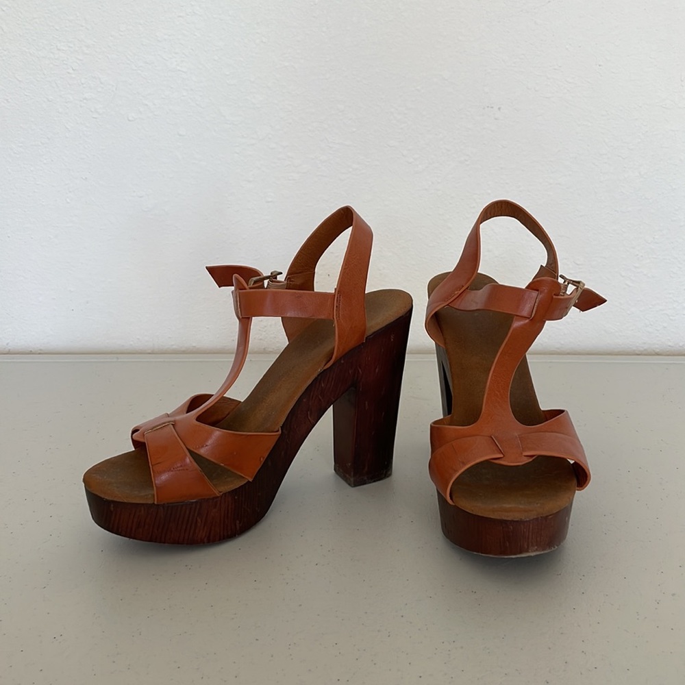 Brown Platform Sandals